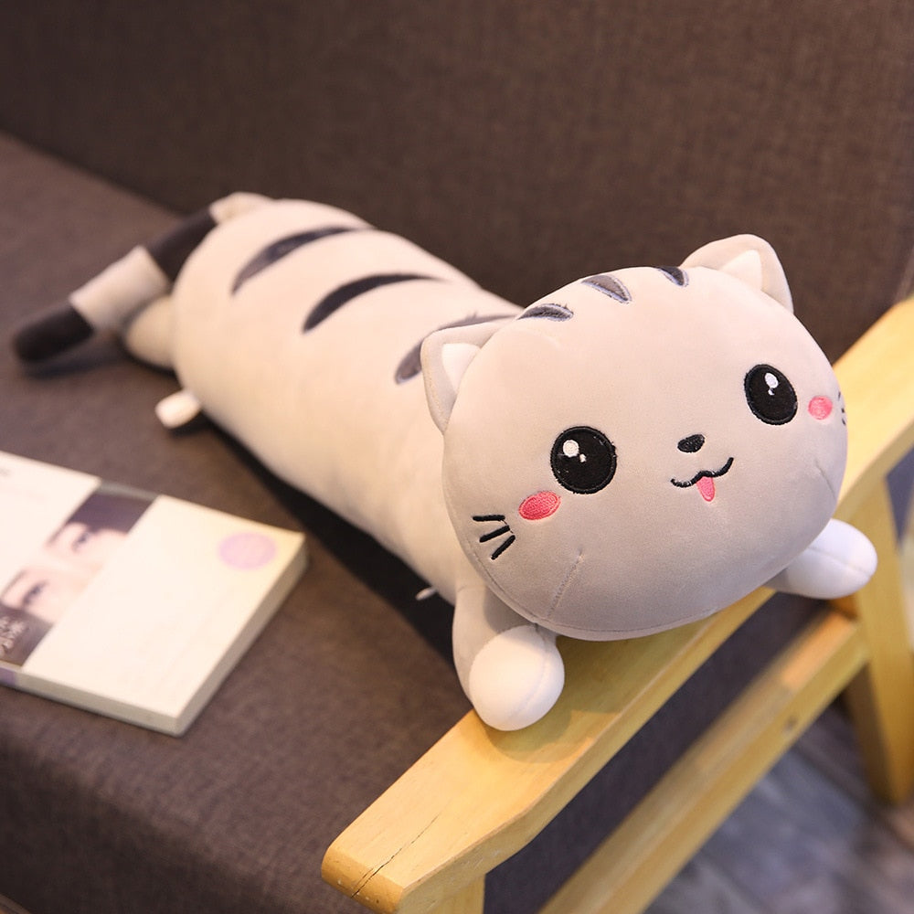 50/70/90/110/130cm Cute Soft Long Cat Pillow Plush Toys