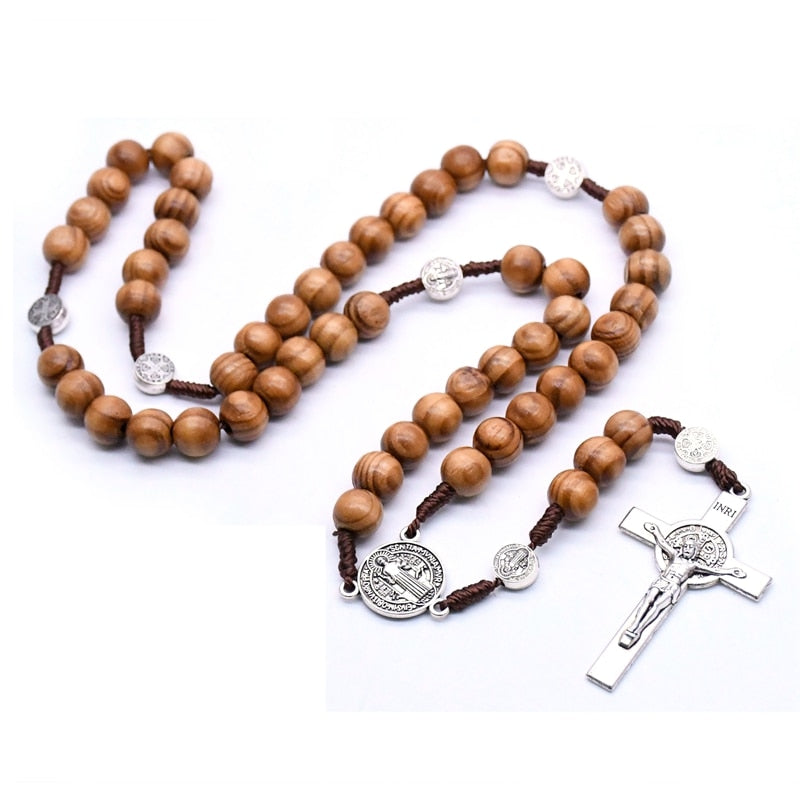 Rosary (QIGO Wooden Beads) 59cm