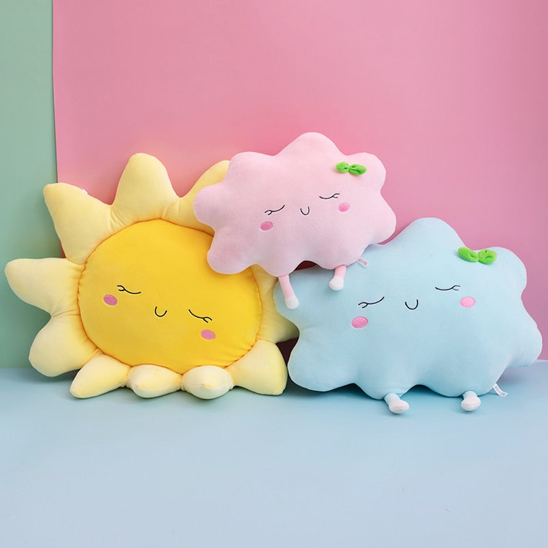 Sky Series Plush Toys (Yellow Sun, Pink/Blue Cloud) 35-70cm