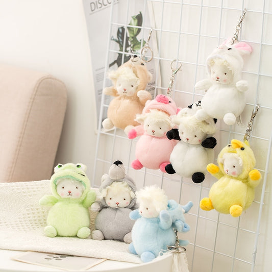 Sheep(Dress Up) Plush Keychain 12cm