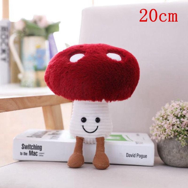 Mushroom and Eggplant Plush Toys 20-100cm