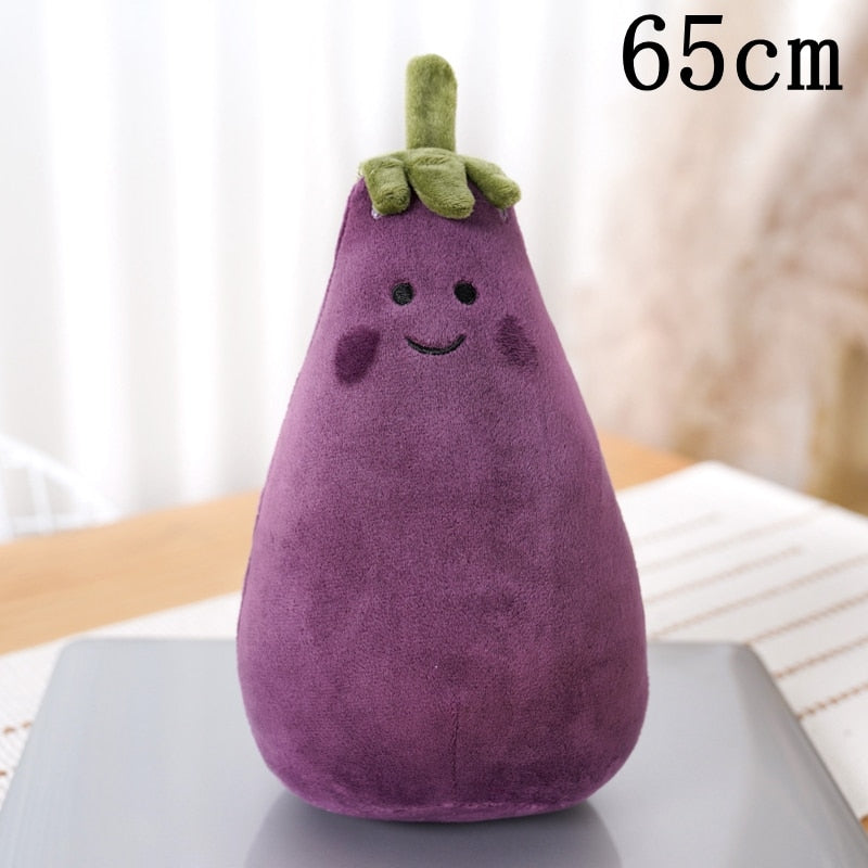 Mushroom and Eggplant Plush Toys 20-100cm