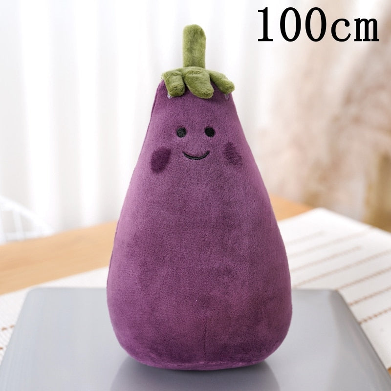 Mushroom and Eggplant Plush Toys 20-100cm