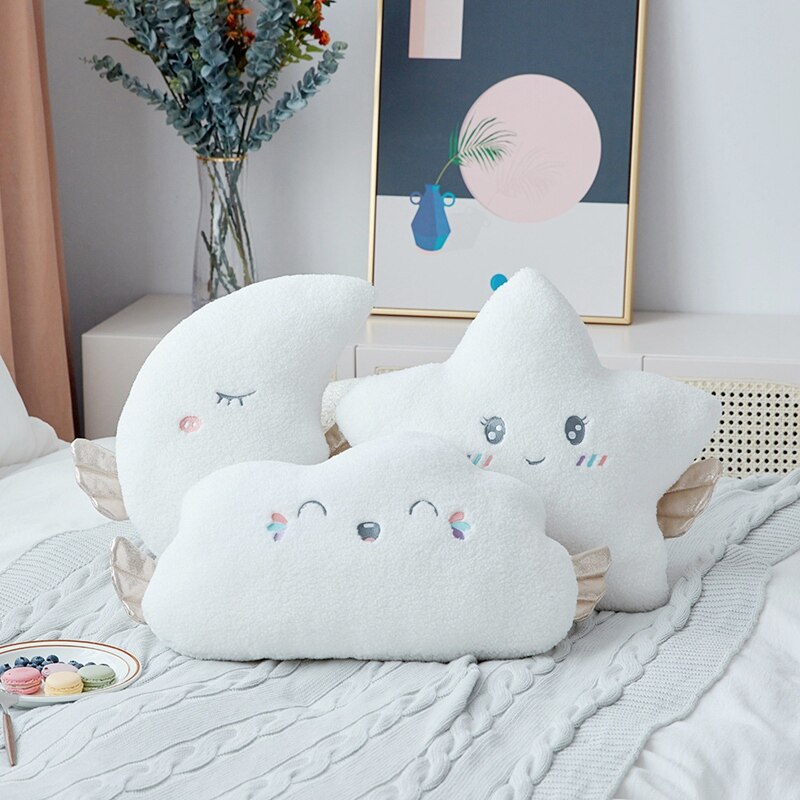 Sky Series Plush Toy (Angel Cloud/Moon/Star)