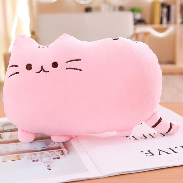 Cute Colourful Cat Plush Toy 25cm