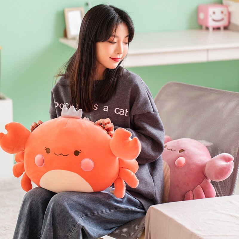 Crab Plush Toys 58cm (Grey/Pink/Purple/Orange)