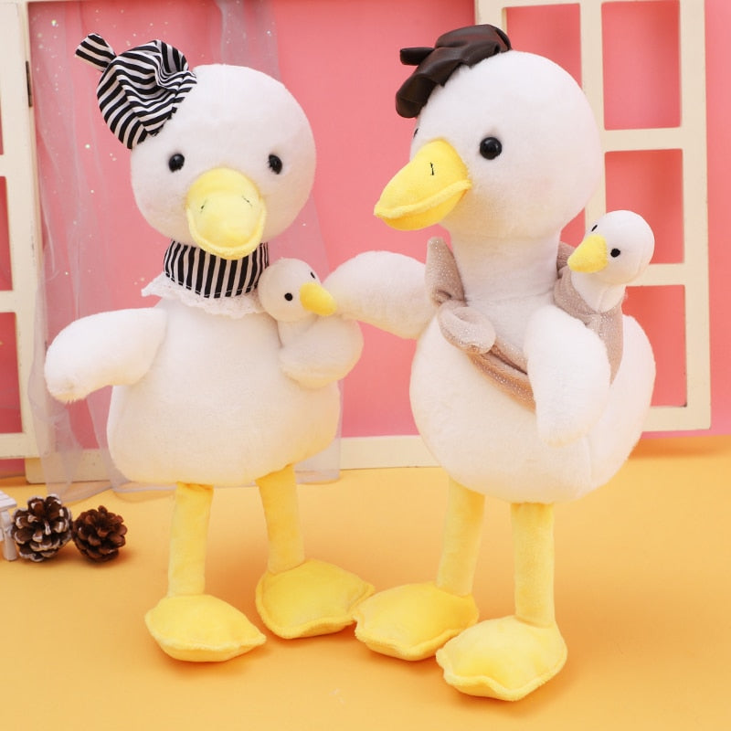 Father/Mother Duck With Duckling Plush Toys 35cm - 3 Choices