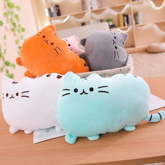 Cute Colourful Cat Plush Toy 25cm