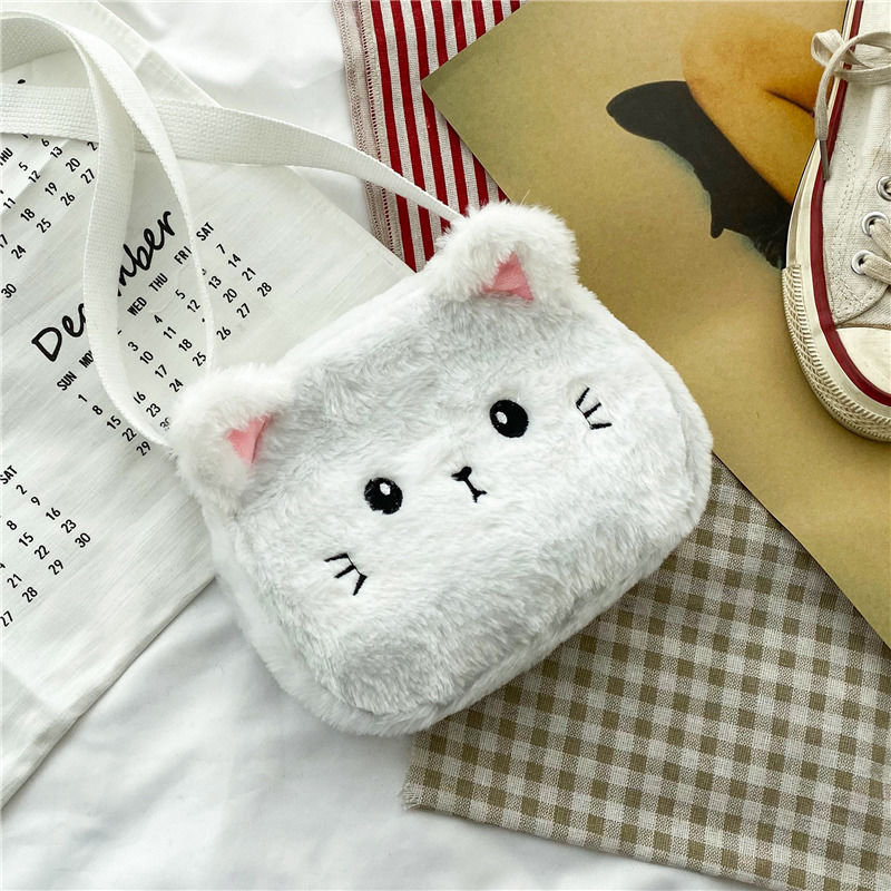 Soft Animal Plush Small Shoulder Bag 20 x 15 cm 