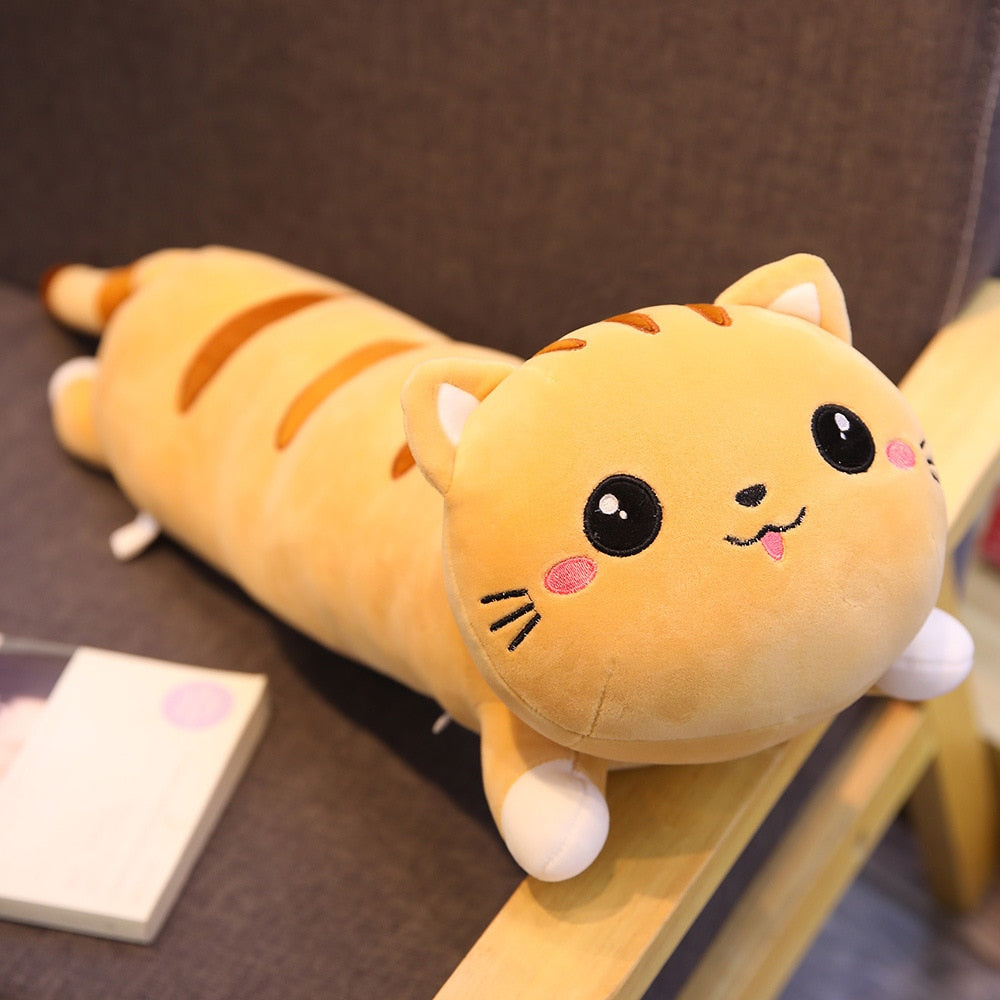 50/70/90/110/130cm Cute Soft Long Cat Pillow Plush Toys