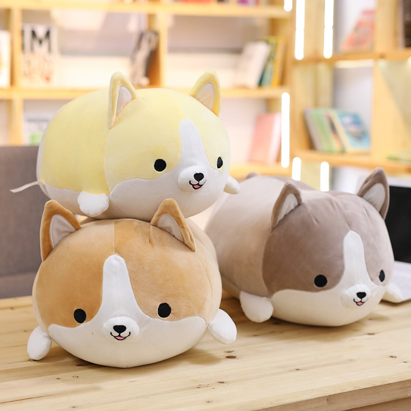 Cute Corgi Dog Plush Toys 30/45/60cm