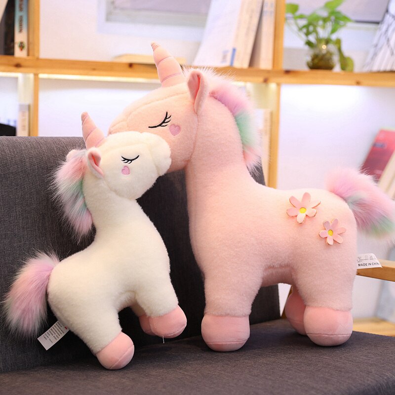 Unicorn (With Rainbow Tail) Plush Toys 35/50/65cm 