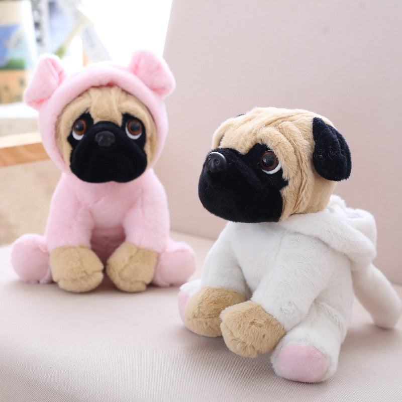 Kawaii Cosplay Pug Plush Toy 20cm