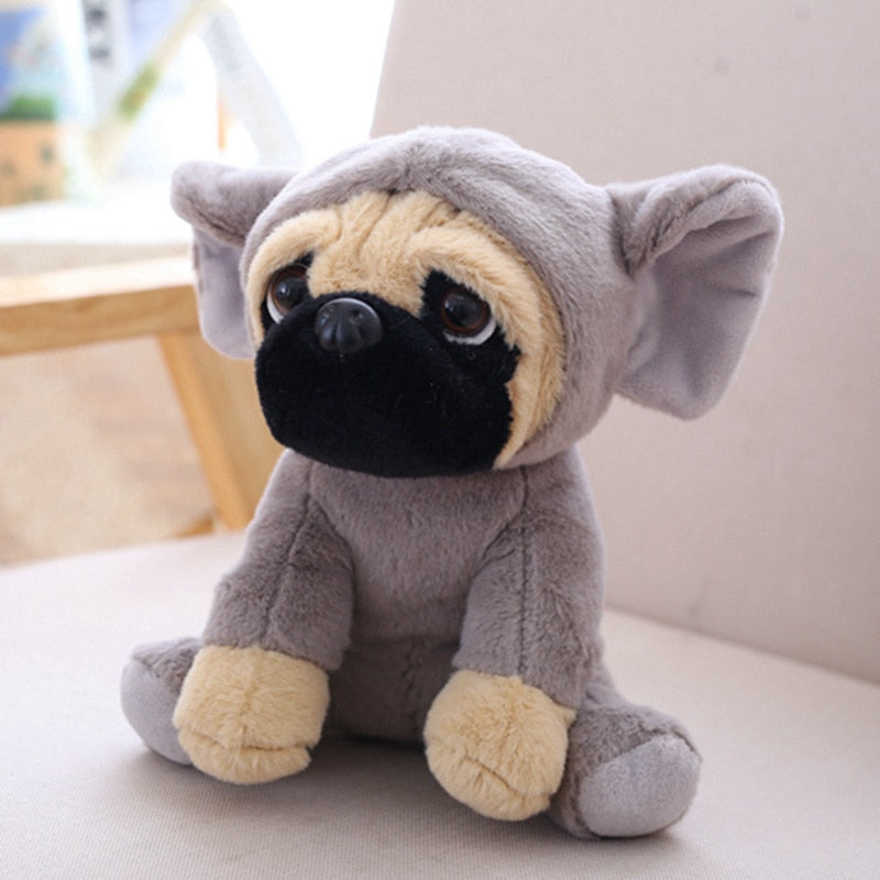 Kawaii Cosplay Pug Plush Toy 20cm