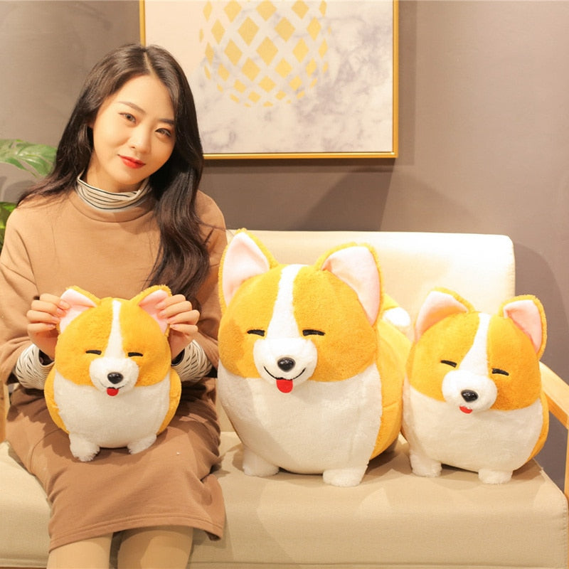 Cute Corgi Dog Plush Toy 38/45/60cm