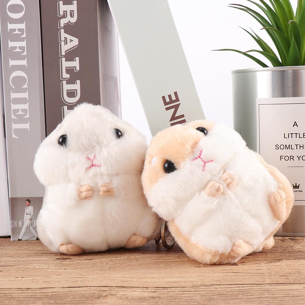 Hamster Plush Keychain 12cm