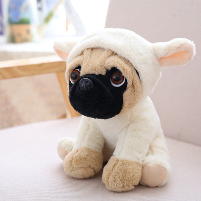 Kawaii Cosplay Pug Plush Toy 20cm