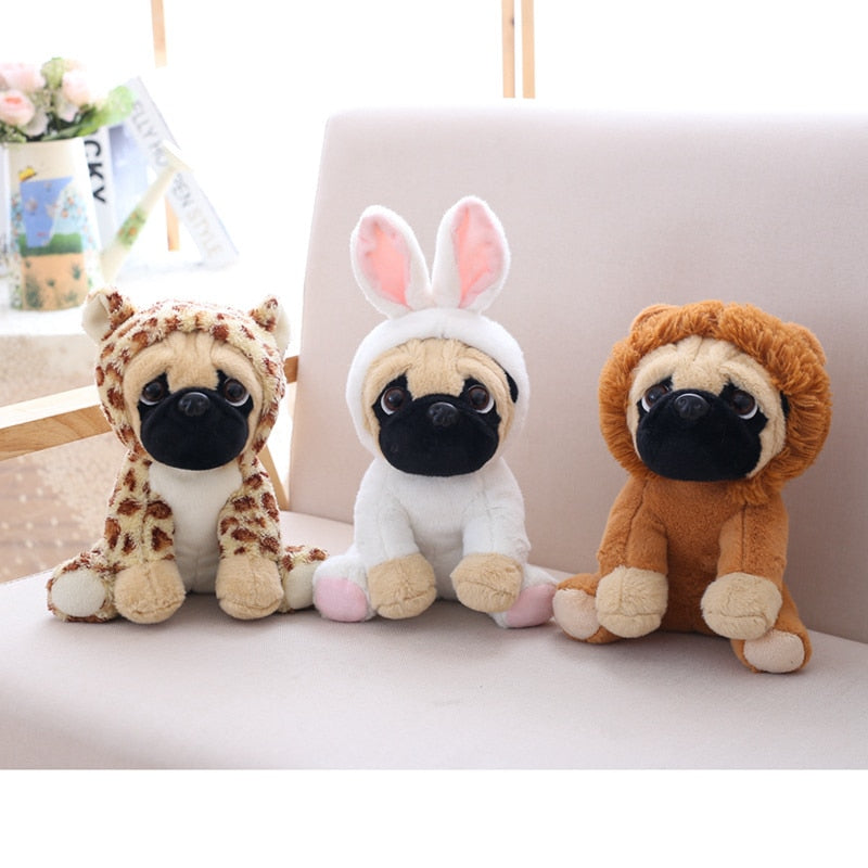 Kawaii Cosplay Pug Plush Toy 20cm