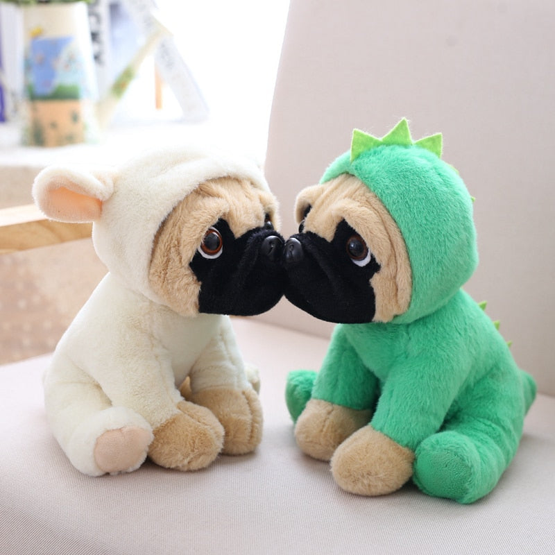 Kawaii Cosplay Pug Plush Toy 20cm