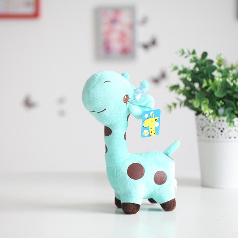 Giraffe Plush Toys 18cm/25cm (Green/Blue/Yellow/Red/Purple/Sky Blue)