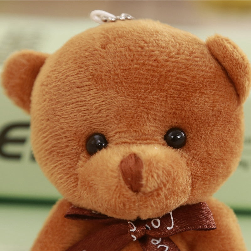 Bear Plush Keychain 3PCS 12cm