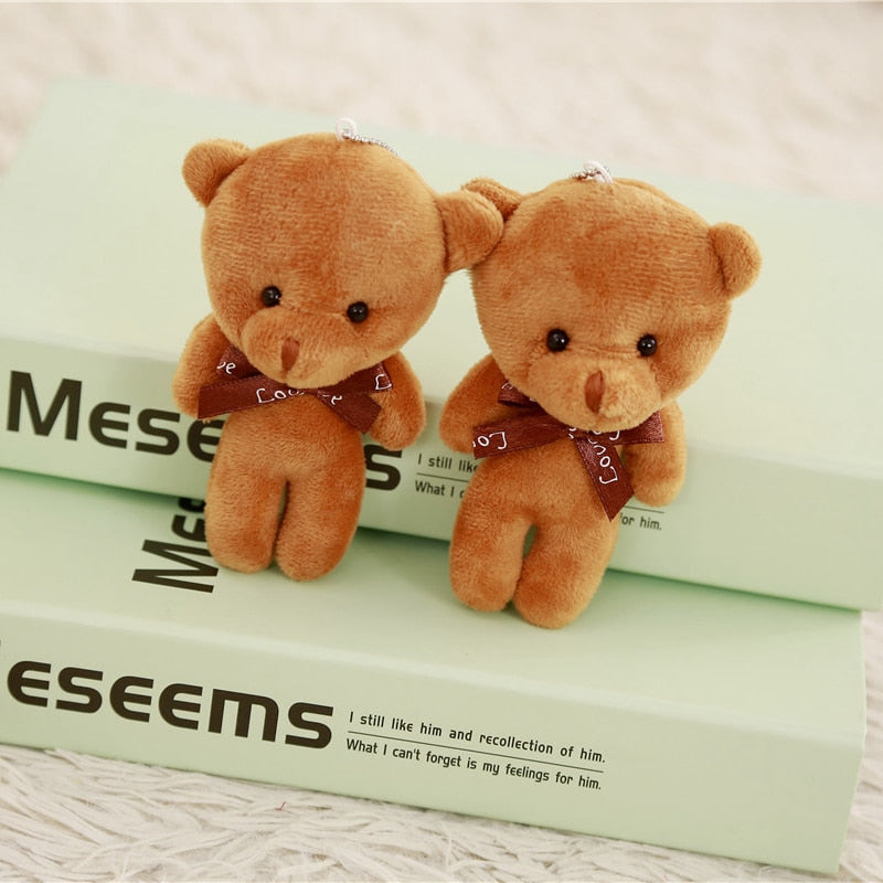 Bear Plush Keychain 3PCS 12cm