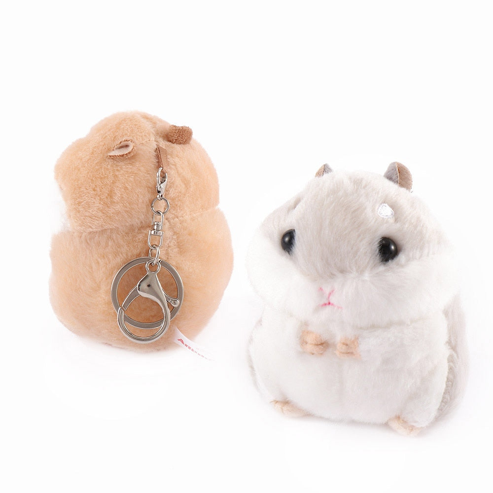 Hamster Plush Keychain 12cm