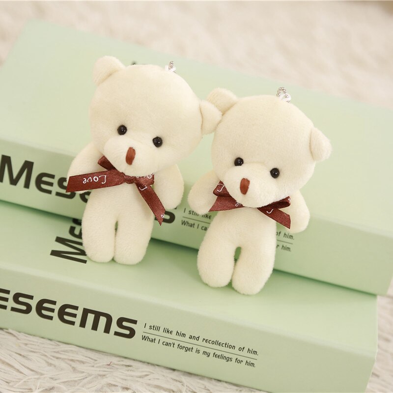 Bear Plush Keychain 3PCS 12cm