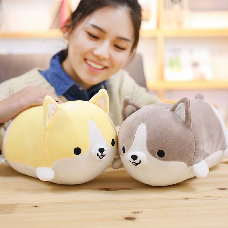 Cute Corgi Dog Plush Toys 30/45/60cm