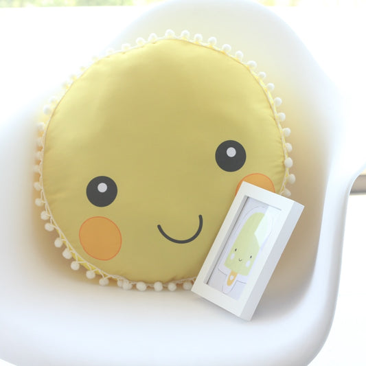 Cute Smiling Face Pillow Plush Toys (With "You are my sunshine") 42cm/53cm 