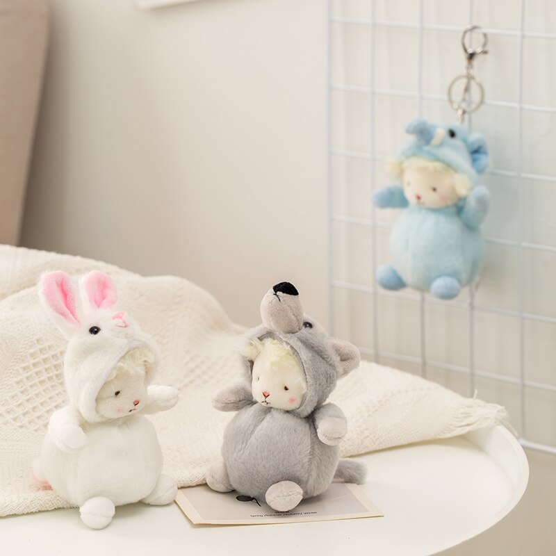 Sheep (Dress Up) Plush Keychain 12cm