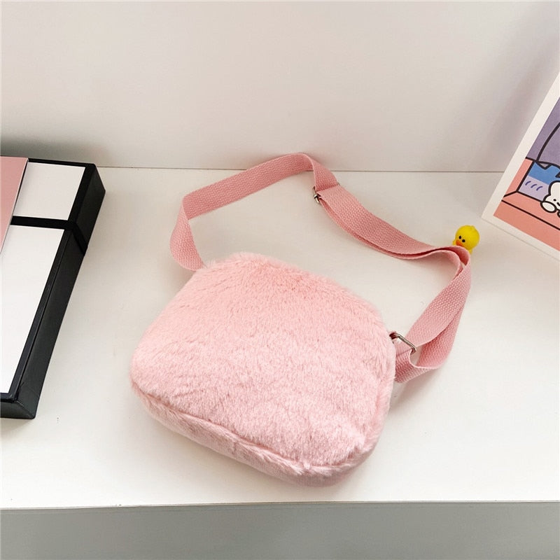 Soft Animal Plush Small Shoulder Bag 20 x 15 cm 