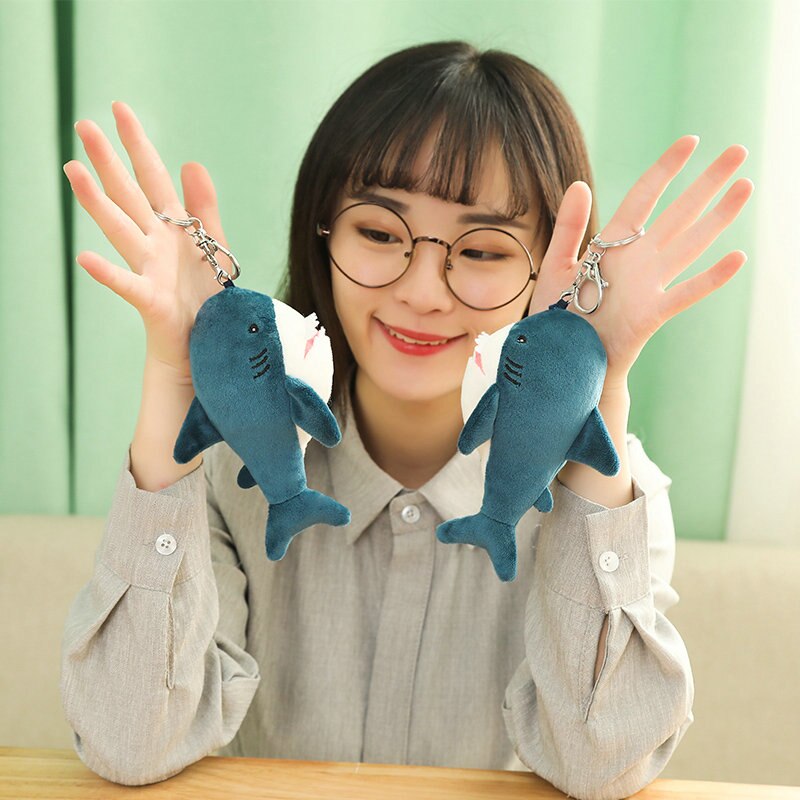 Shark Plush Keychain 15cm