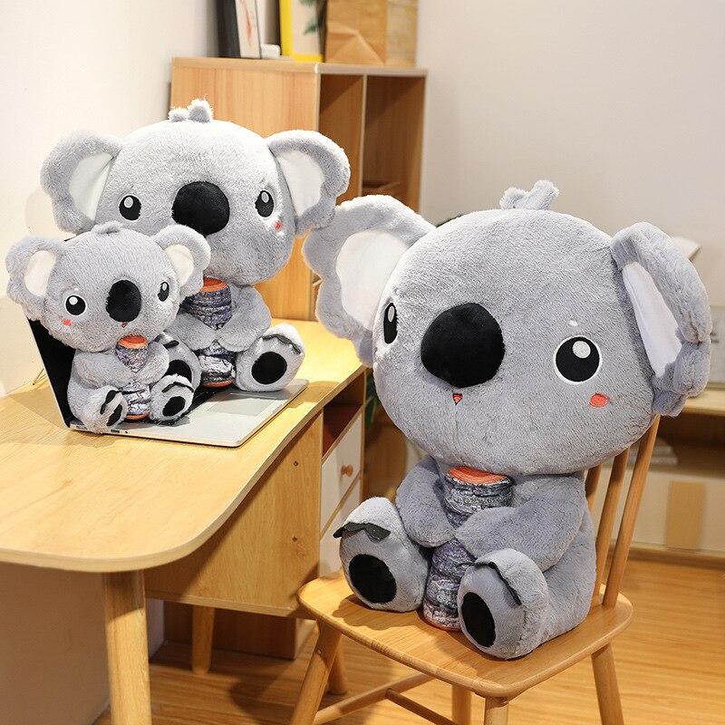 Koala Embrace Tree Stump Plush Toys 30-70cm