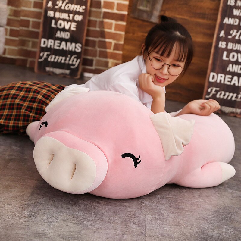 Lying Pig Plush Toy 40-75cm