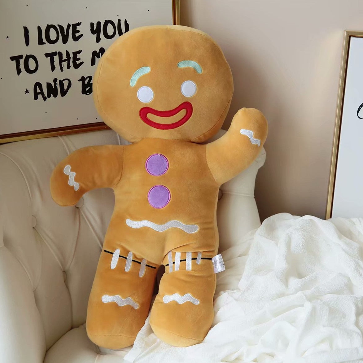 |152:201336175#30cm|152:201336176#50cm|152:201336177#60cmChristmas (Gingerbread Man) Plush Toys 30cm/50cm/60cm