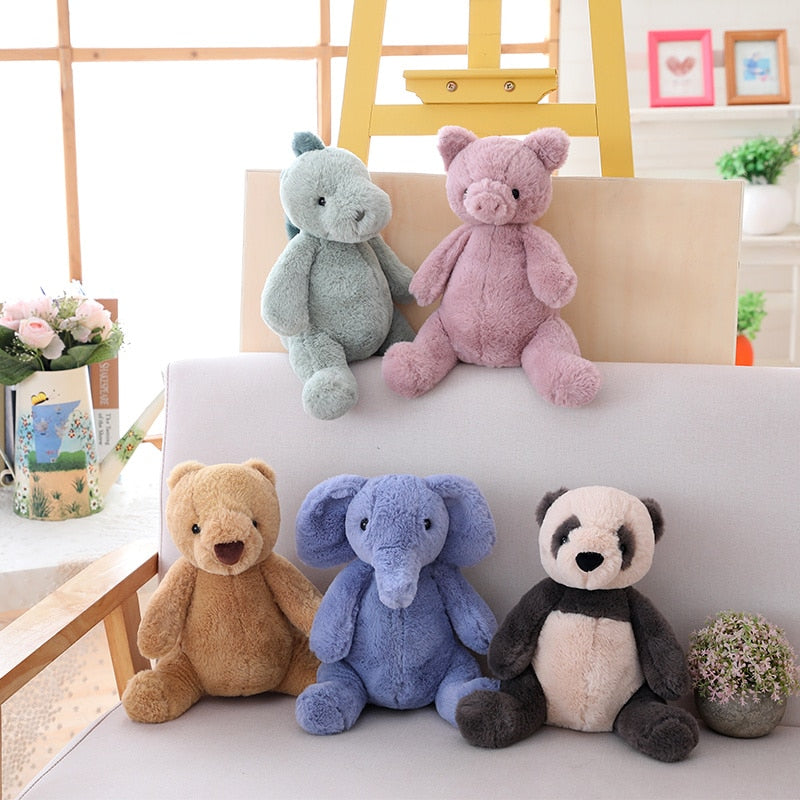 Animal (Elephant/Panda/Bear/Pig/Dinosaur) Plush Toys 30cm