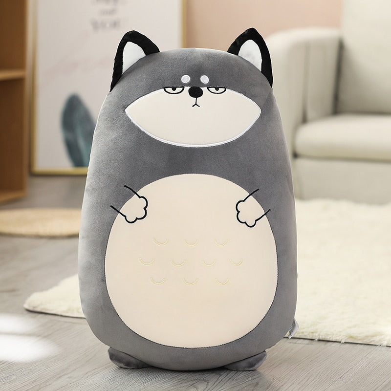 Animal (Chicken/Rabbit/Lion/Unicorn/Pig/Dinosaur/Dog) Chubby Pillow Plush Toy 45-80cm