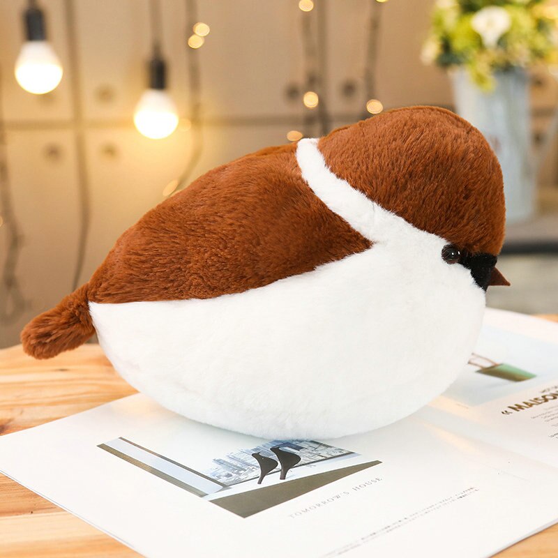 Bird (Sparrow) Plush Toys With/Without Nest