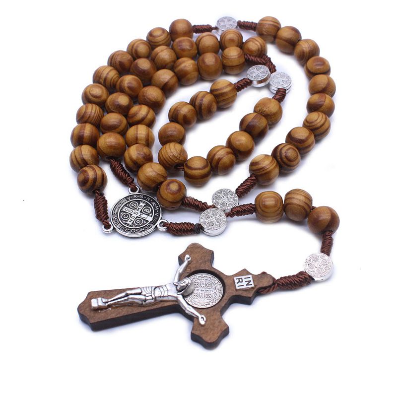 Rosary (QIGO Wooden Beads) 59cm