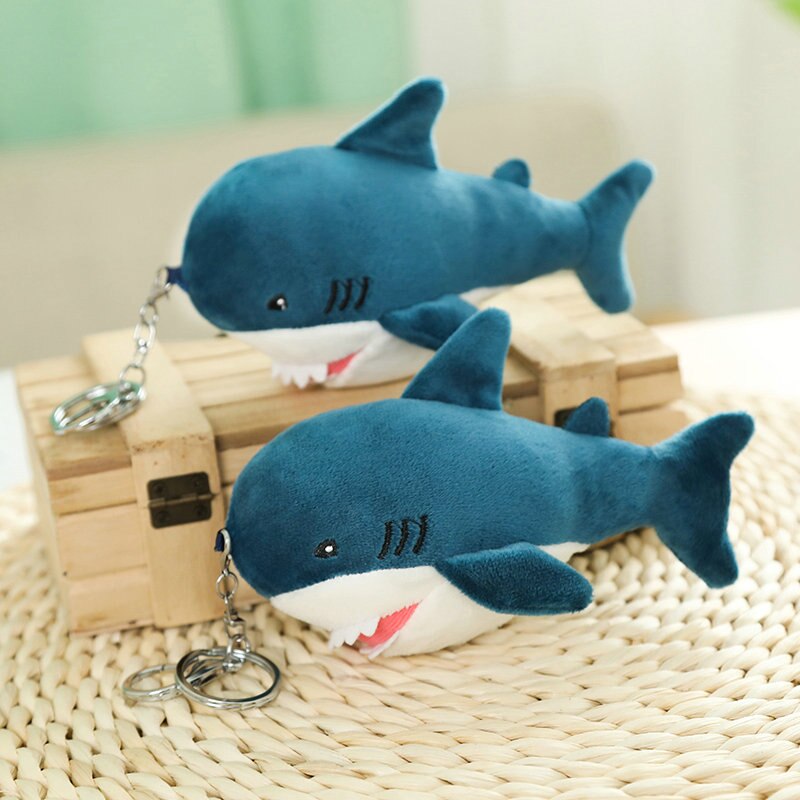 Shark Plush Keychain 15cm