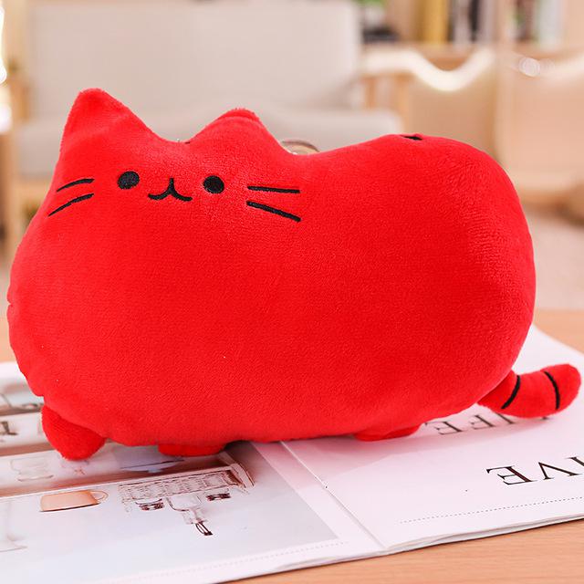 Cute Colourful Cat Plush Toy 25cm