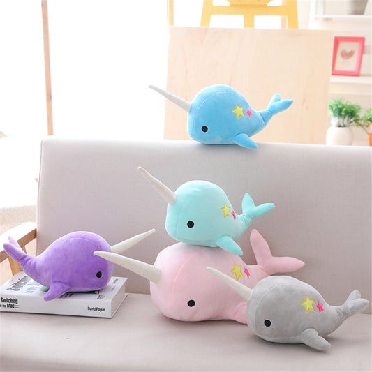 Narwhal (With Double Stars) Plush Toys 25cm/35cm