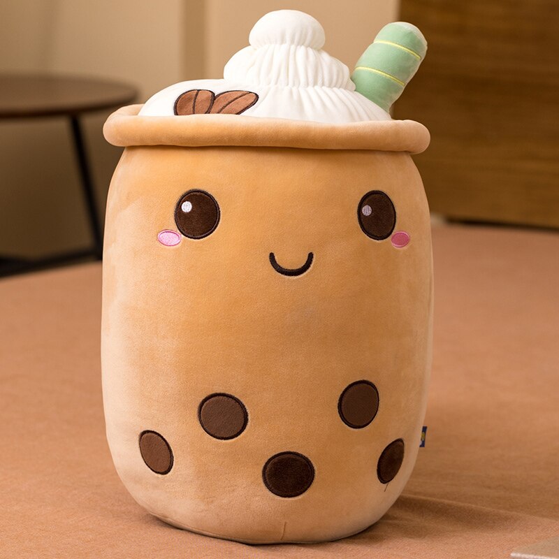 25-70cm cute cartoon Fruit bubble tea cup Plush Toy