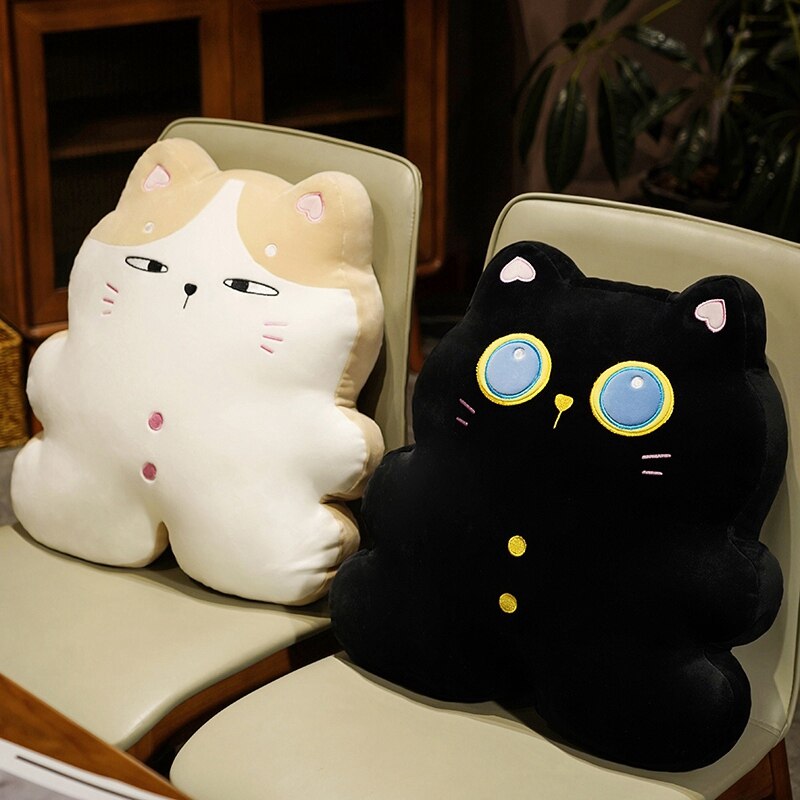 Cat Pillow Plush Toys With/Without Blanket