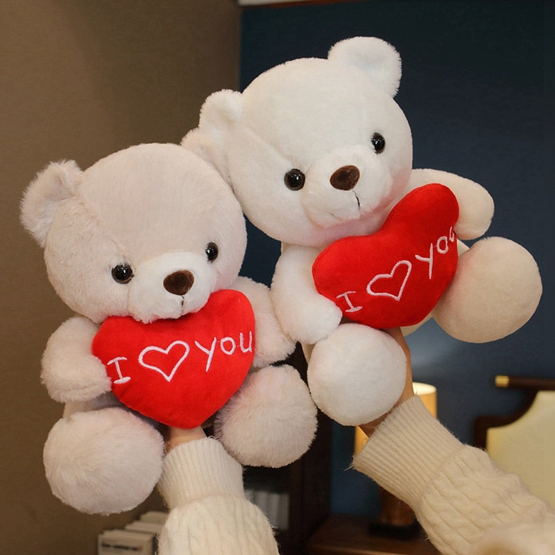 Teddy Bear Plush Toys (Bear Holding "I Love You" Heart) 28cm