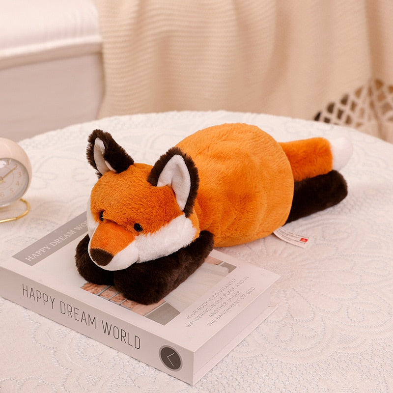 Lying Animal (Raccoon/Fox/Crocodile/Sloth) Plush Toys 45-70cm