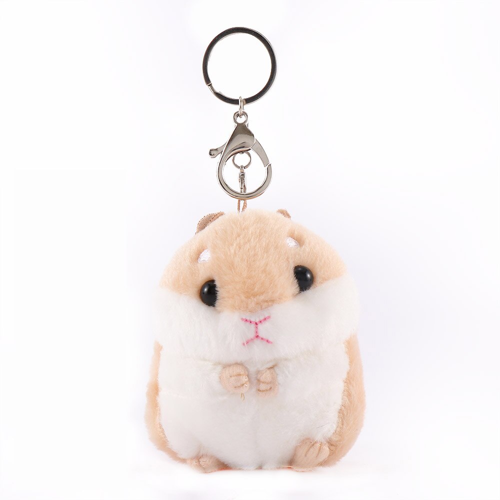 Hamster Plush Keychain 12cm