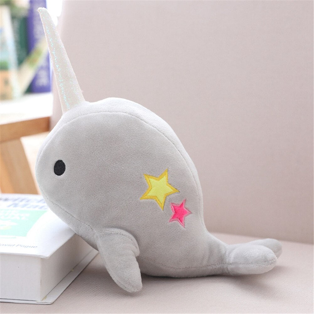 Narwhal (With Double Stars) Plush Toys 25cm/35cm