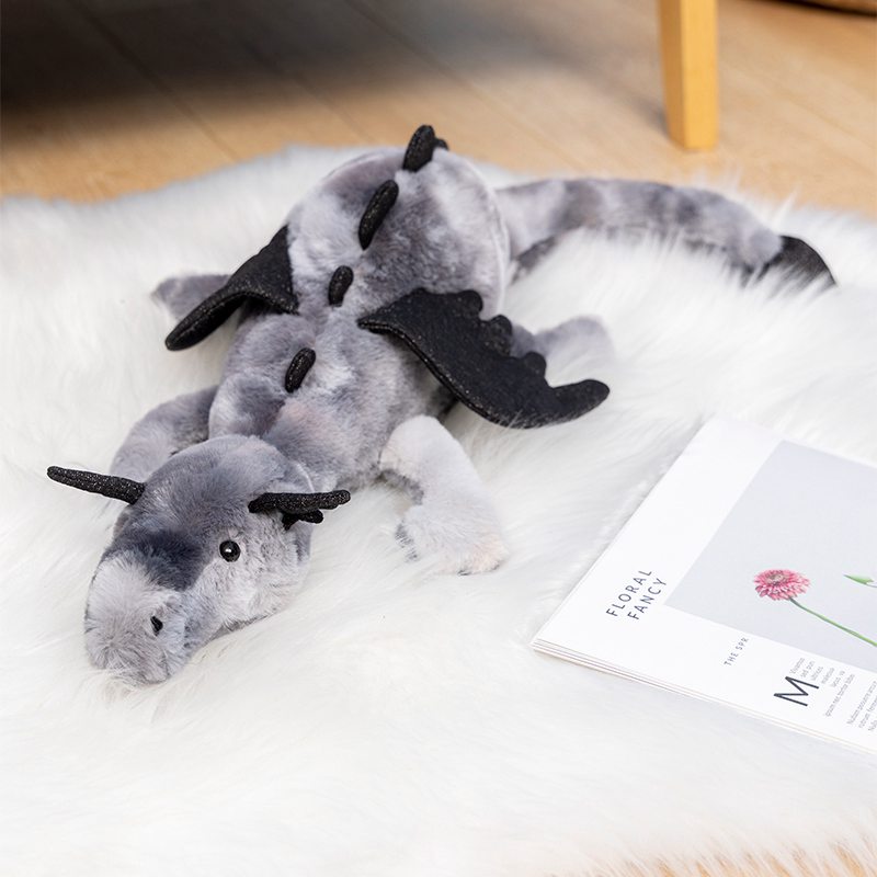 Dragon Plush Toys 50-100cm (Purple/Grey/Pink/Green/Black)